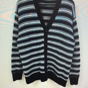Striped Black and White Men's Sweater